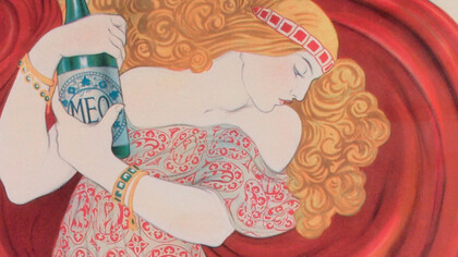 Francesco Nonni - Manifesto originale 'Acqua Fonte Meo' Roma