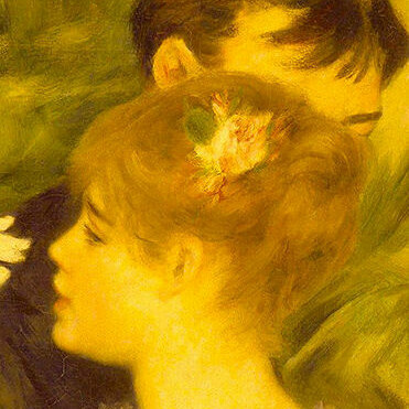 «Danse à la ville», detalle, Pierre-Auguste Renoir