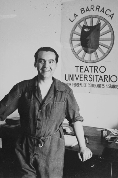 Federico García Lorca en la Barraca