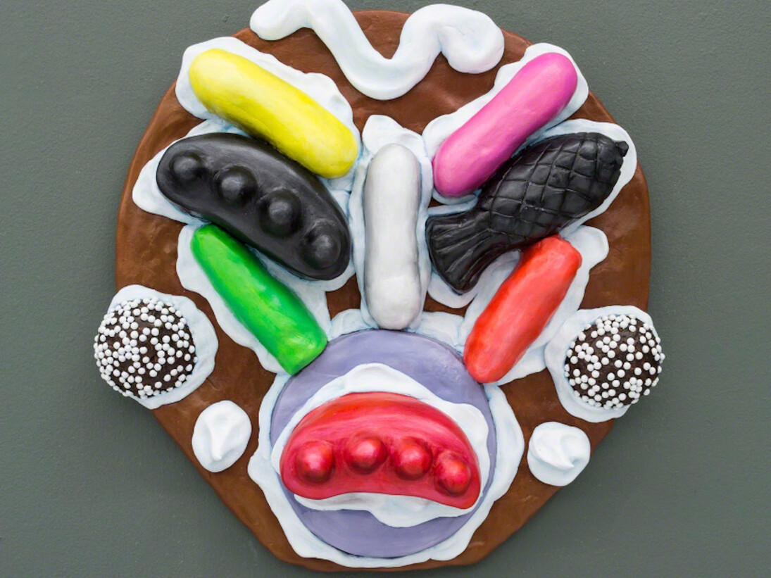 Theo A. Rosenblum and Chelsea Seltzer
Sugar Demon Mask (Frosted Face), 2016. Courtesy of The Hole