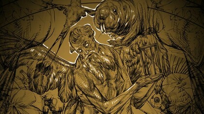 Un'opera di GIovanni Manzoni: Un’arte che possiamo apprezzare quale massima cura a tutte le sindrome post-sireniche. Ogni movimento dei corpi creati da Giovanni è movimento curvo e interno. Non spezza, non opprime, non riduce