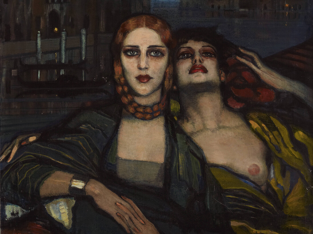  Las hermanas de Venecia (The Venetian Sisters), 1920, Oil on canvas, 91 x 96 cm