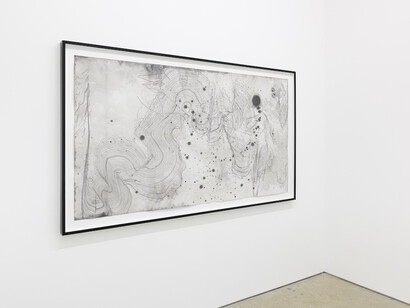 Jay Heikes, Second wave, exhibition view. Courtesy of Adams and Ollman 