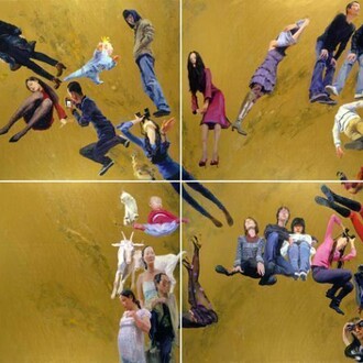 Yu Hong (b. 1966, Beijing), Questions for Heaven, 2010, Acrylic on canvas, 196 7/8 x 236 1/4 inches