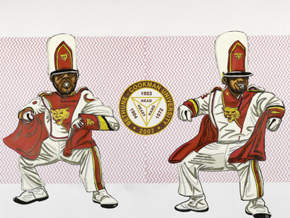 Keith Duncan, Bethune-cookman university drum majors, 2023. Courtesy of Ogden Museum