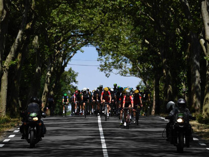 Una fase della corsa