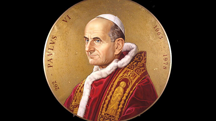 Paolo VI. Il Papa degli artisti. Courtesy of Museo di Roma