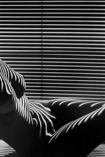 Lucien Clergue-Nu Zebré-New York,1997 - Courtesy 29 ARTS IN PROGRESS gallery