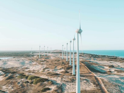 Wind turbines are a clean form of energy