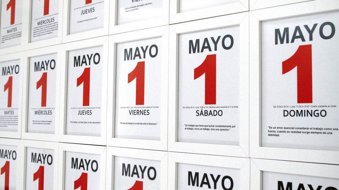 Juan Luis Moraza, Trabajo Absoluto, Calendario de Fiestas Laborables