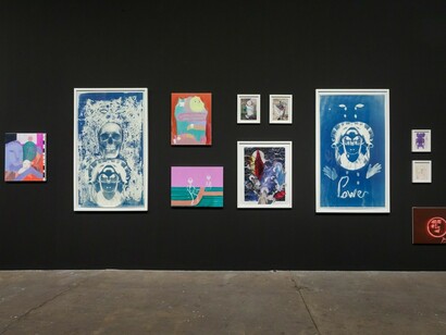 Visible and Permanent, Exhibition view. Courtesy of Carrie Secrist Gallery