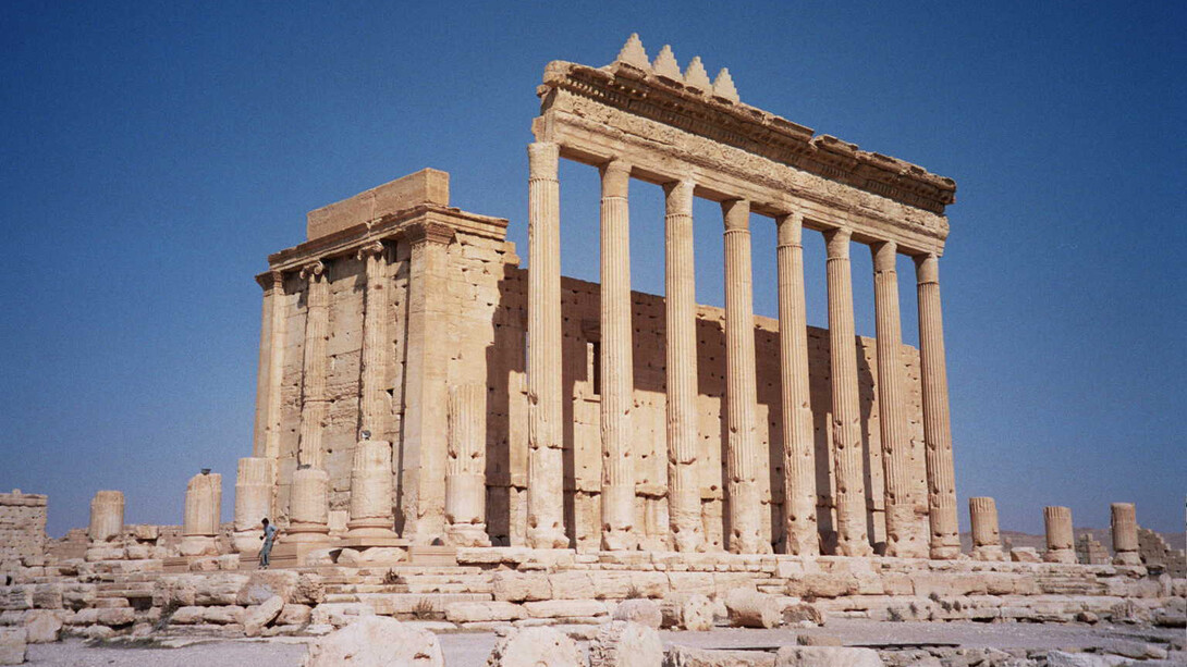 The Temple of Bel at the Palmyra World Heritage Site in Syria