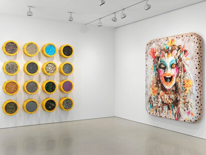 Ashley Bickerton, Exhibition view. Courtesy of The Flag Art Foundation