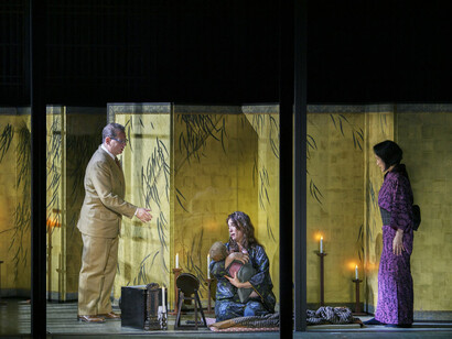 Scènes de l'opéra Madame Butterfly. Avec l'aimable autorisation du Festival d'Aix-en-Provence