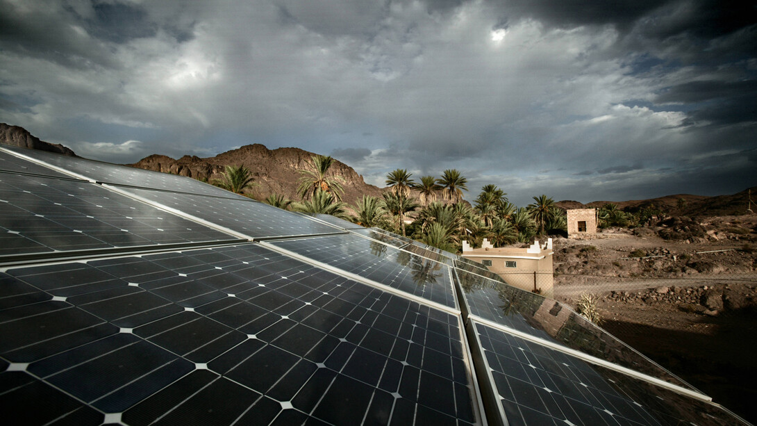 Solar pannels in Morocco