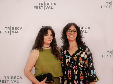 Alicia Scherson y la productora Isabel Orellana en el Festival de Tribeca