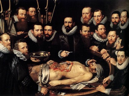 «Lección de anatomía del Dr. Willem van der Meer (1617), Michael Jansz Van Mierevelt 