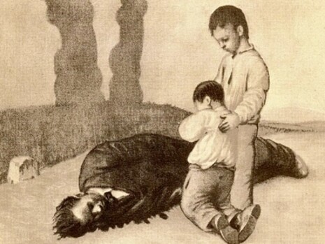 «La última lección del maestro»  (1937), Castelao