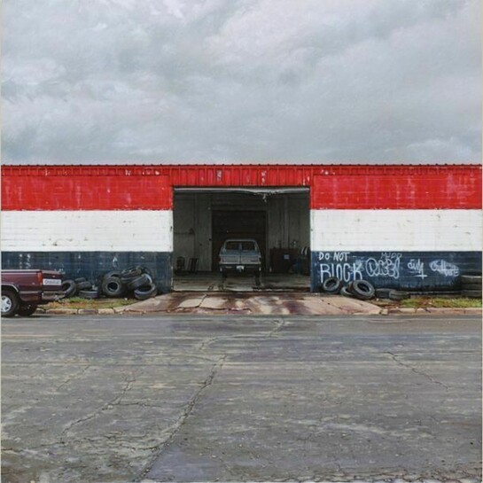 Rod Penner, American Tire, 2013, Acrylic on panel, 6 x 6 inches (15.2 x 15.2 cm)