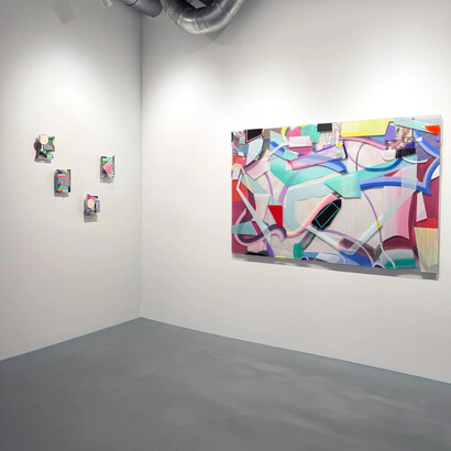 Danny Rolph, Le stagioni, exhibition view. Courtesy of 532 Gallery Thomas Jaeckel 