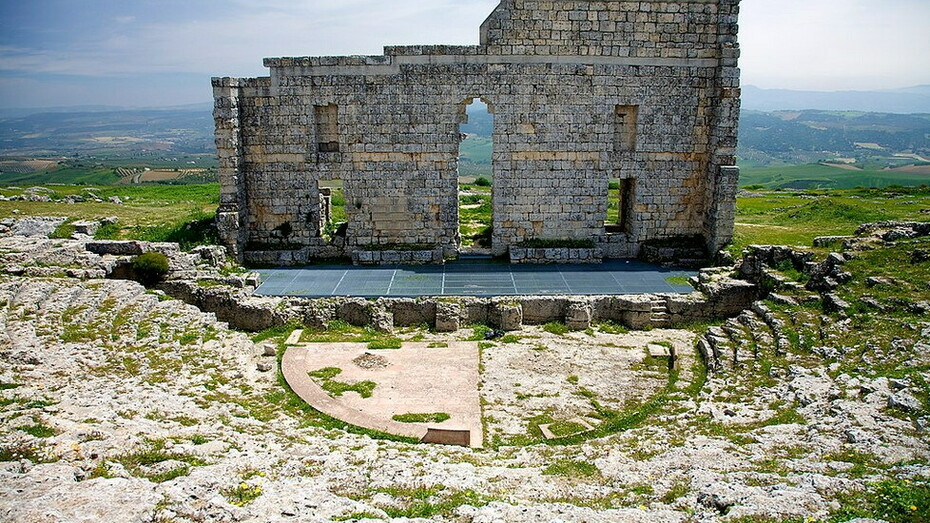Anfiteatro romano de Acinippo, Ronda, Andalucía, España