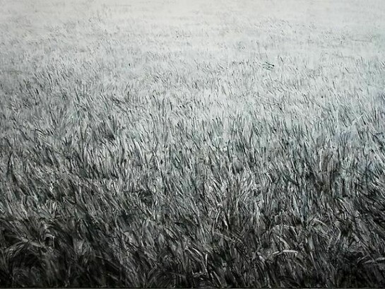 Shi Zhiying, The Infinite Lawn, oil on canvas, 200 x 300 cm, 2012