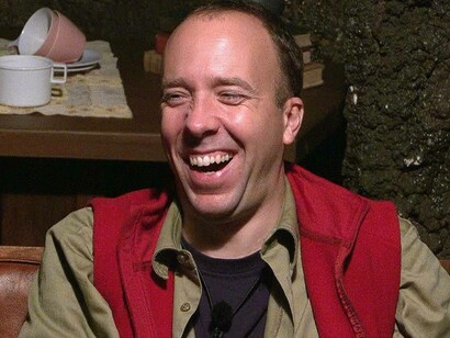 Matt Hancock on the reality tv show 'I'm a Celebrity'