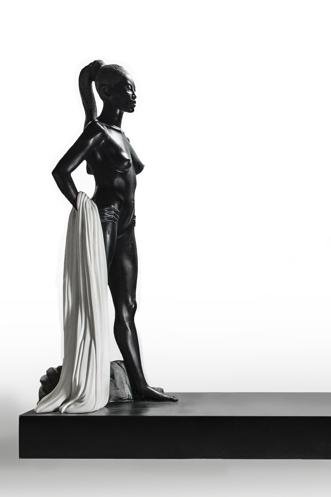 Aidan Salakhova
Duality
2015 Black Zimbabwean granite, white statuary marble
220 x 400 x 100 cm
Edition 2/3. Detail