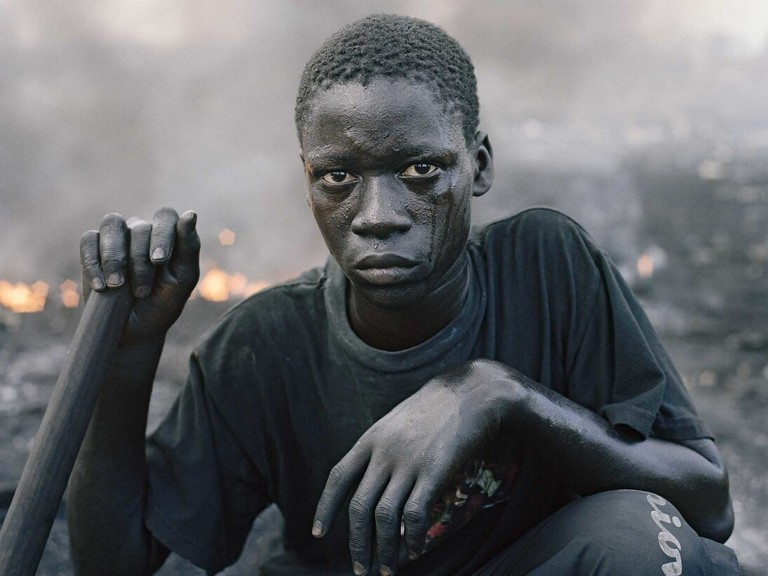 Pieter Hugo, Abdulai Yahaya (detail), Agbogbloshie Market, Accra, Ghana 2010,  Copyright Pieter Hugo, Courtesy of Stevenson, Cape Town, Johannesburg and Yossi Milo, New York