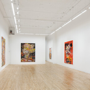Thomas Dillon, Manic Womb Phantasies, installation view, Shrine NYC. Courtesy of the artist and Shrine Gallery