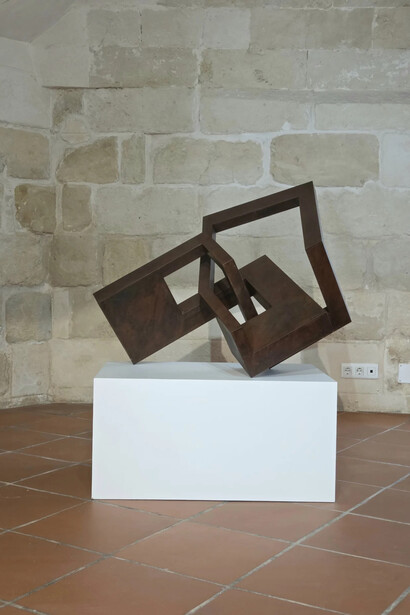 Arturo Berned, En busca de la línea, vista de exhibición. Cortesía de Galería de las Misiones