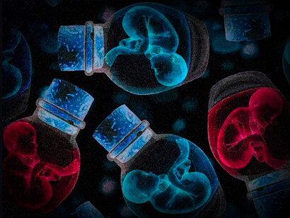 Ilustración de una de las versiones de 'Un mundo feliz' de Aldous Huxley