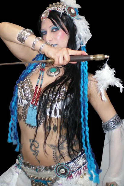 Bailarina de danza del vientre