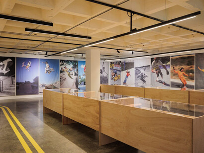 Skateboard, exhibition view. Courtesy of the Design Museum