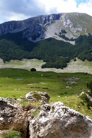 Il versante nord di Monte Pollino, Italia