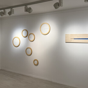 Ferenc Forrai, Waterline, exhibition view. Courtesy of Várfok Gallery