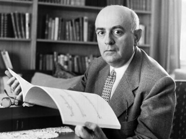 Theodor W. Adorno, (September 11, 1903, Frankfurt - August 6, 1969, Visp, Valais, Switzerland), German philosopher, sociologist, composer and musicologist