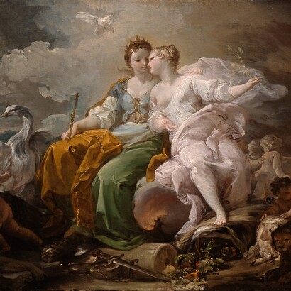 Corrado Giaquinto, Allegoria della pace e della giustizia, 1753-54. Indianapolis Museum of Art, USA