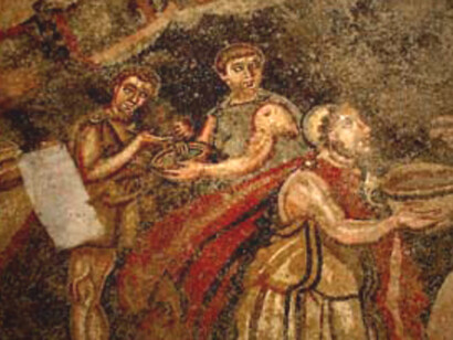 Un mosaico dalla Villa Romana del Casale, Piazza Armerina