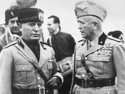 Mussolini e Badoglio