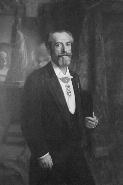 Portrait of Auguste Bartholdi 1900 by José Frappa