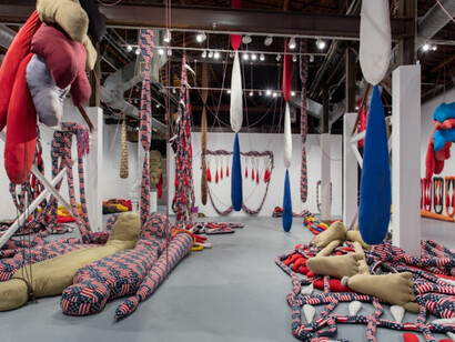 Catherine Opie and Sterling Ruby, Exhibition view. Courtesy of MOCA