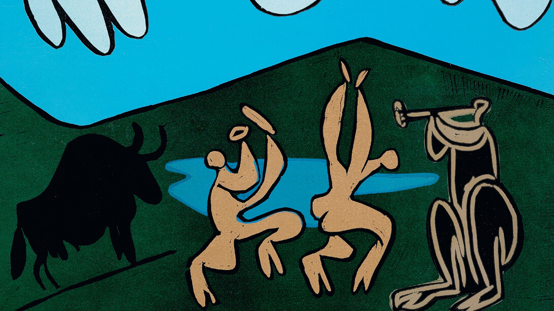 Pablo Picasso, Bacchanal with the black bull (detail), 1959. Courtesy of Art Encounters Foundation