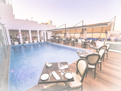 Friday brunches, all-you-can-eat and drink buffets and pool time included with your tab (such as at the Fairmont Bab al Bahr)