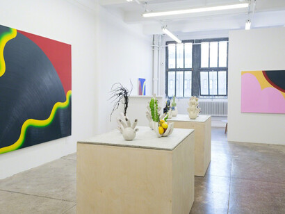 Osamu Kobayashi and Erica Prince. Courtesy of Morgan Lehman Gallery