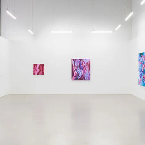 Karine Fréchette, Au jardin des miroirs tordus, vue d'exposition. Avec l'aimable autorisation de la Blouin Division 