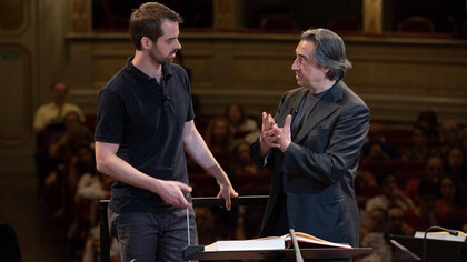 John Lidfors e Riccardo Muti © Silvia Lelli