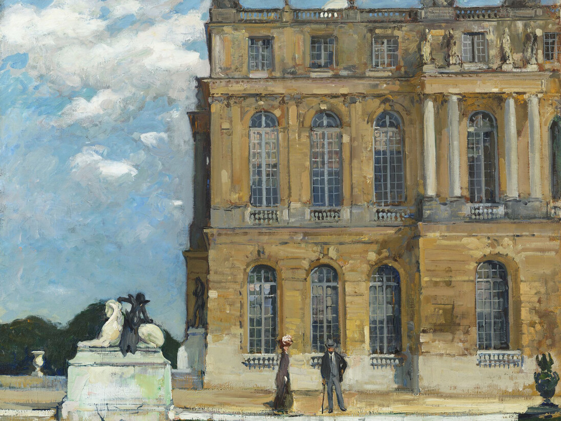 Alexander Jamieson, Figures Promenading - Versailles