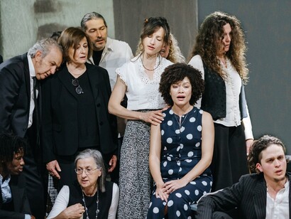 “Oratorio laico” è andato in scena al Ridotto del Teatro Metastasio di Prato, diretto da Massimiliano Civica, alla fine del progetto “Da Vivi- Il miracolo della finitezza” © Ilaria Costanzo