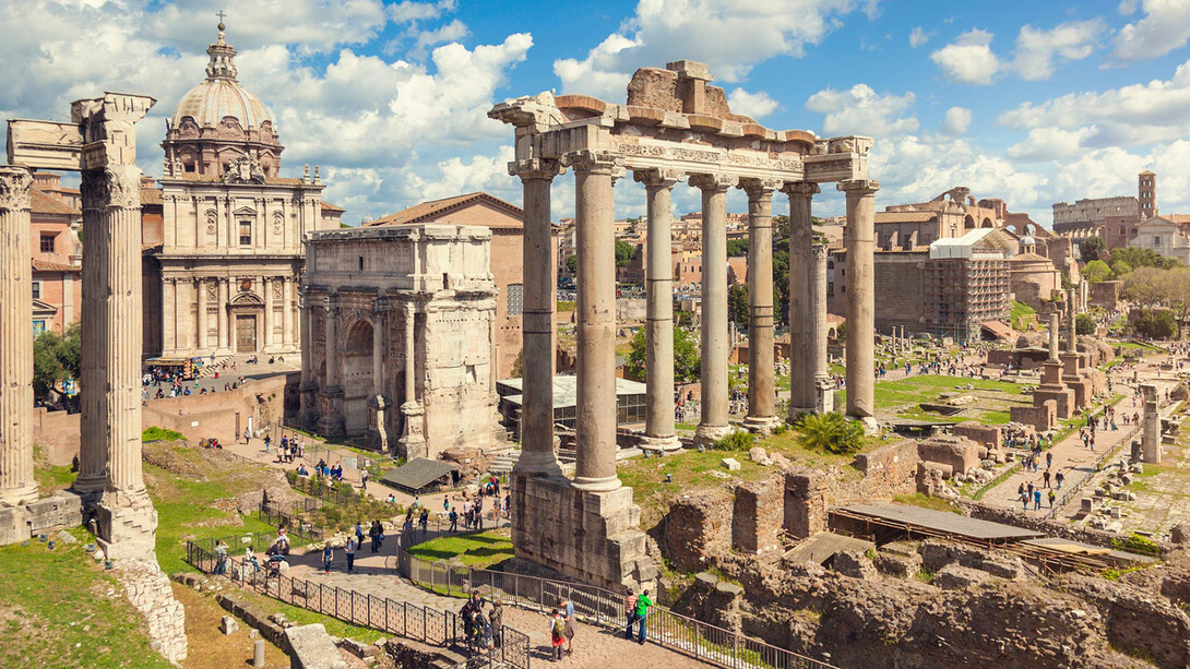 View on the Roman Forum